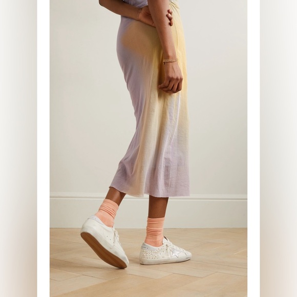 GOLDEN GOOSE
Superstar pearl-embellished distressed leather sneakers - Picture 4 of 5